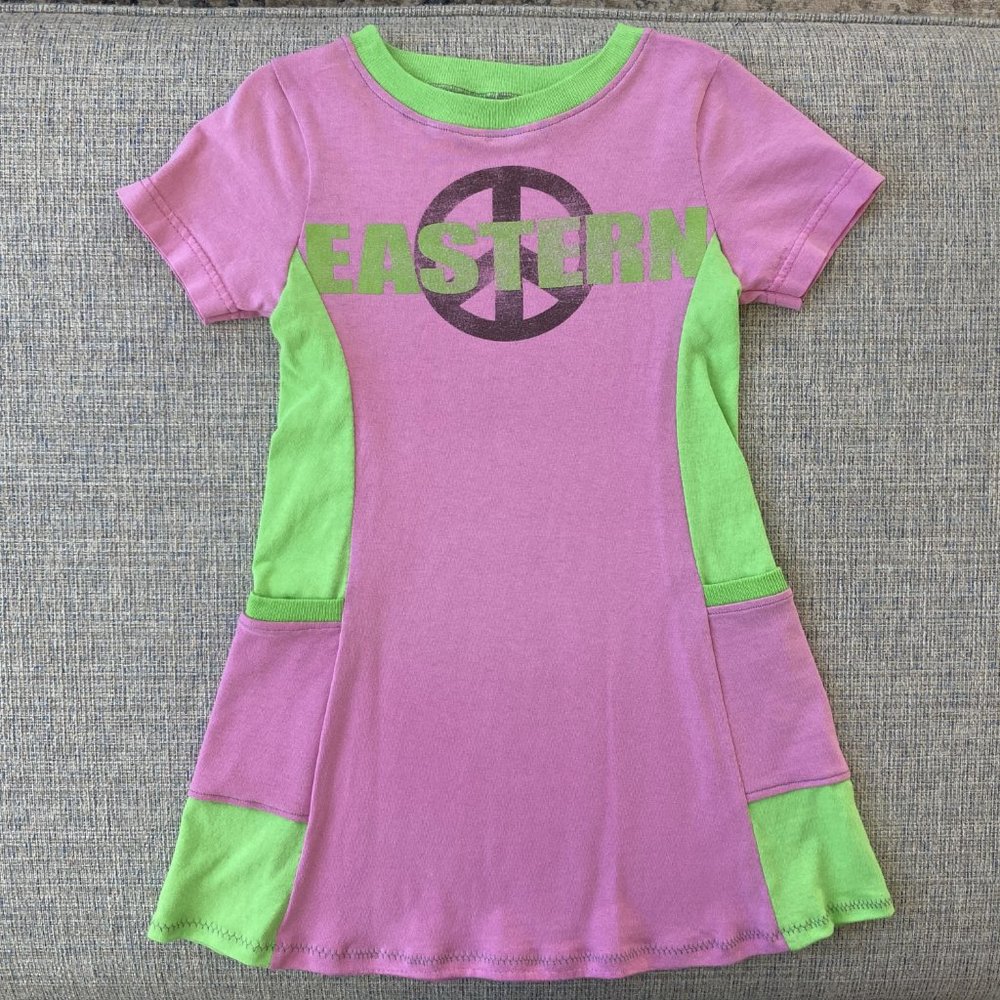 Eastern Illinois University EIU Panthers vintage t shirt toddler 4t tunic dress